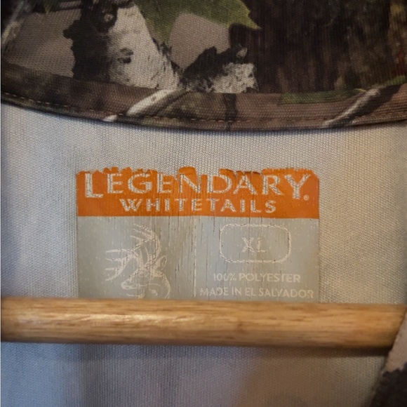 2 included Legendary Whitetails Camouflage long sleeve shirts cold weather gear - Picture 2 of 7